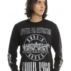 guns n roses 1988 tour shirt